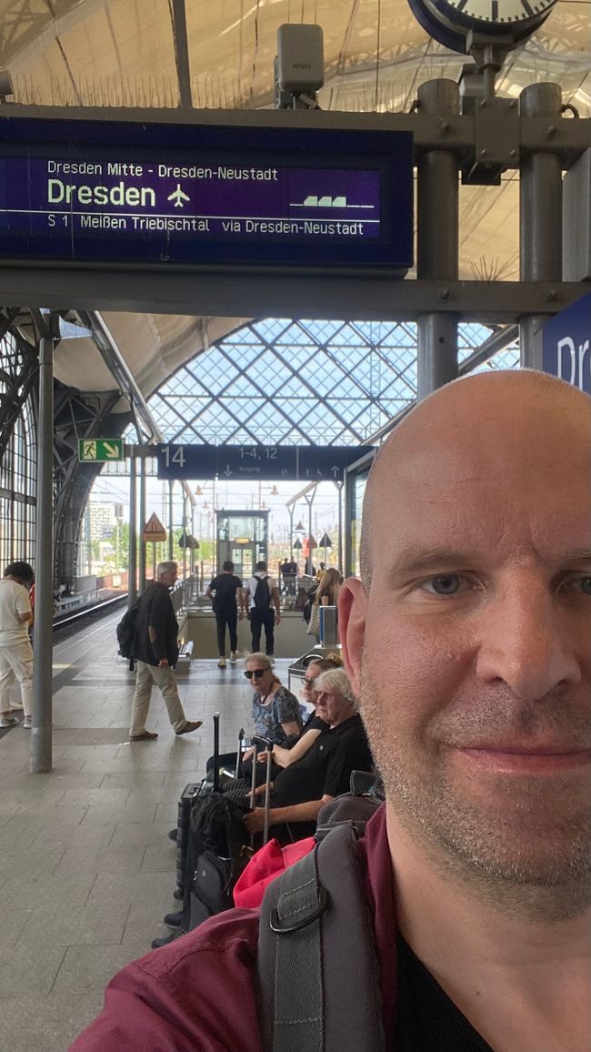 Start der ersten Etappe