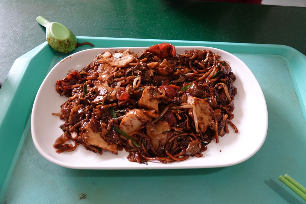 The Hawker Center in Singapore ....