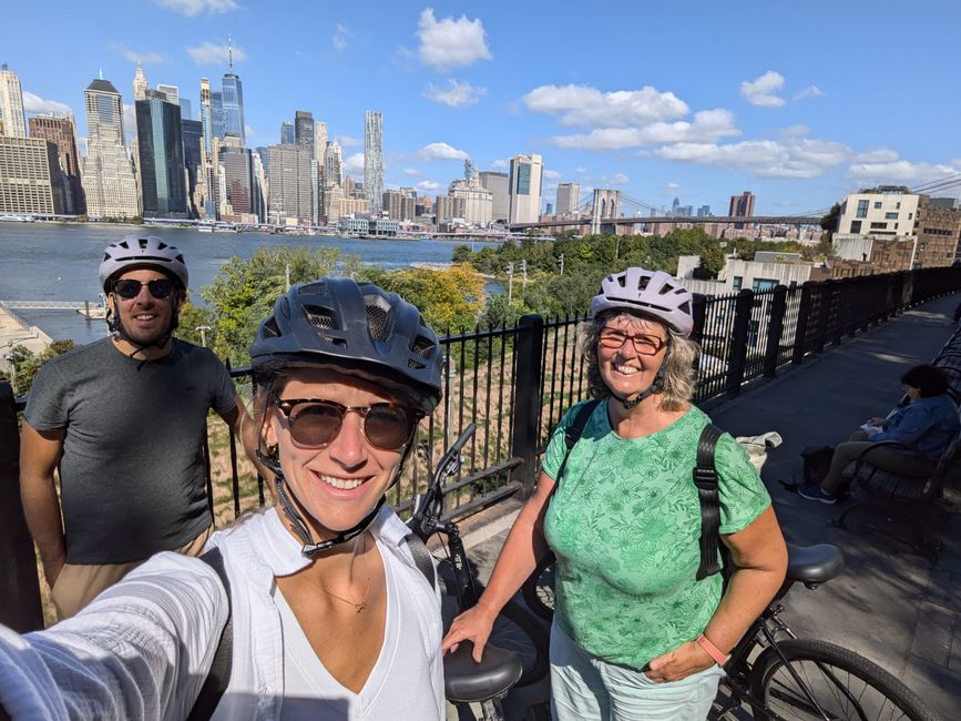 Fahrradtour über die Brooklyn Bridge