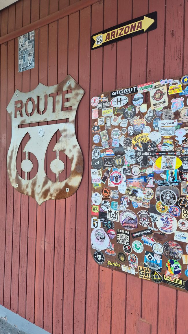 28.09. Route 66 und Ankunft Unterkunft Grand Canyon