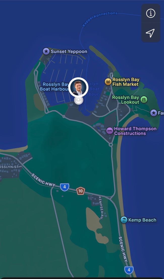 Fährsnleher nach Great Keppel Iland