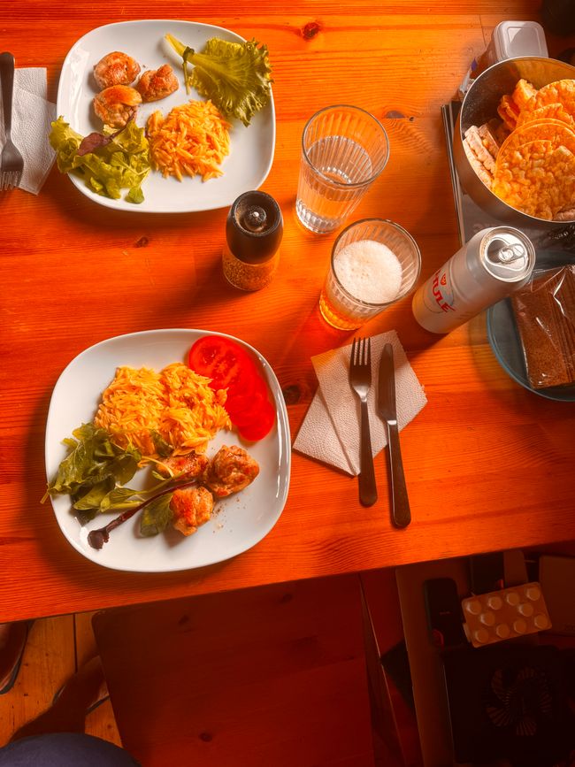 Météo, cuisine maison, randonnée de l'après-midi ...