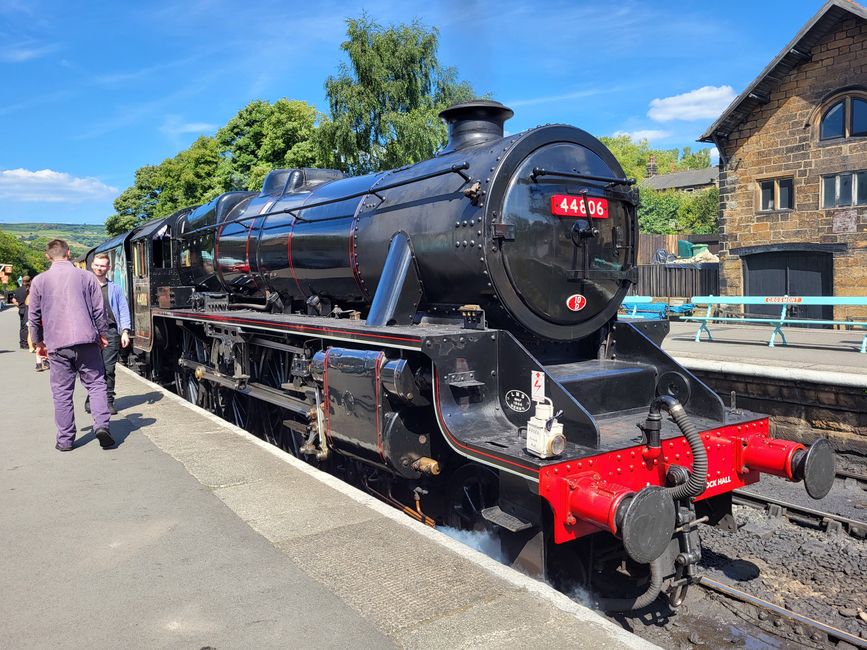 North Yorkshire Moors Railway from Pickering to Whitby - on the Hogwarts Express through Hogsmeade