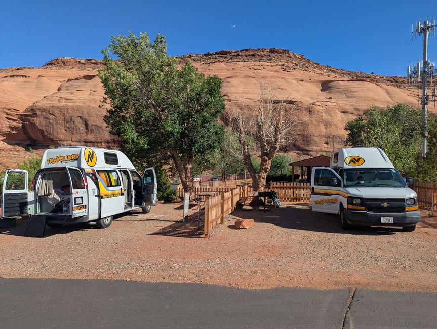 Chemin vers le Monument Valley