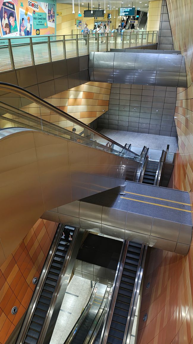 Bencoolen - tiefste Metrostation in Singapore