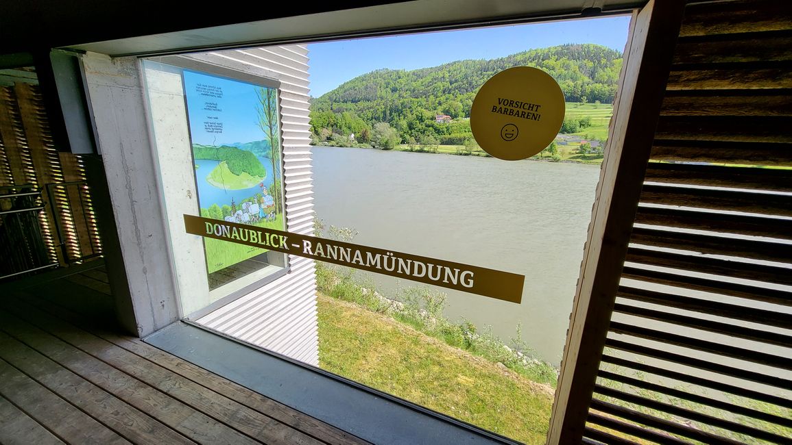 Die Lage an der Donau und was man noch vom Römerburgus versteckt hält