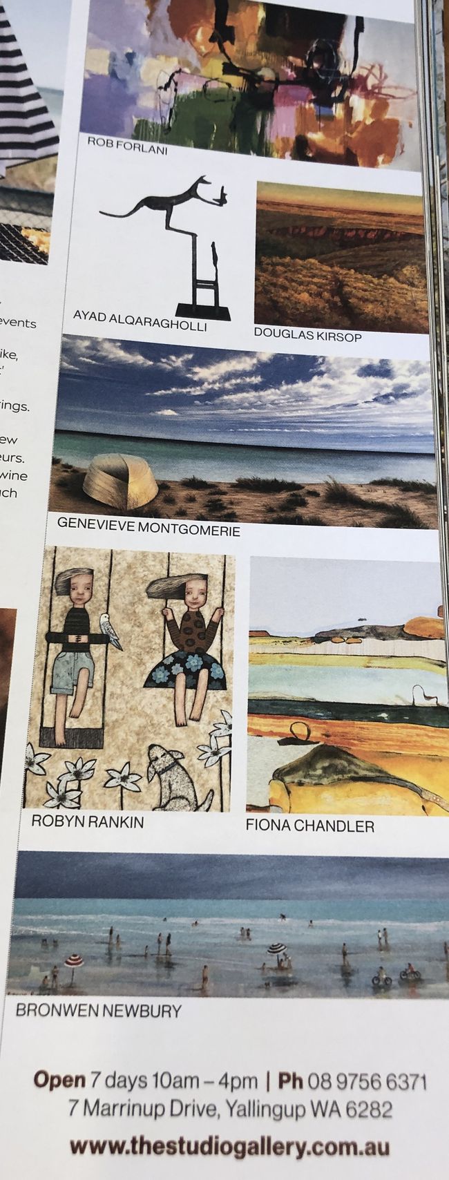 Mostra d'arte a sud di Yallingup
