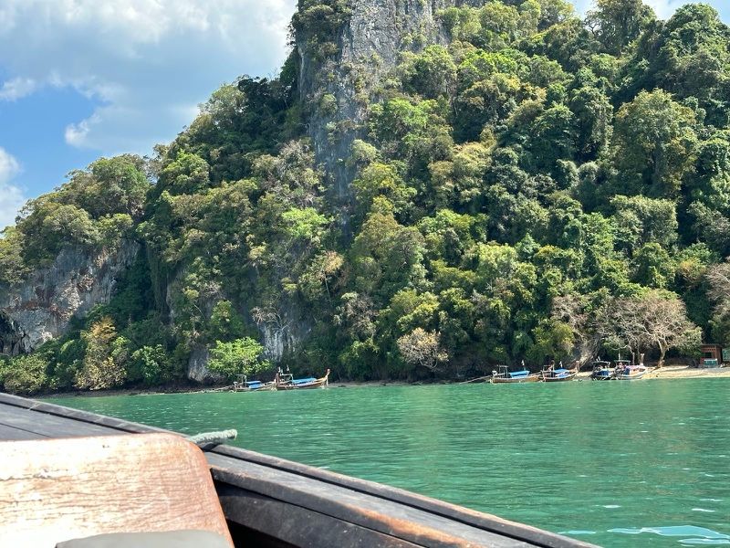 Hong Islands by a Long-tail boat