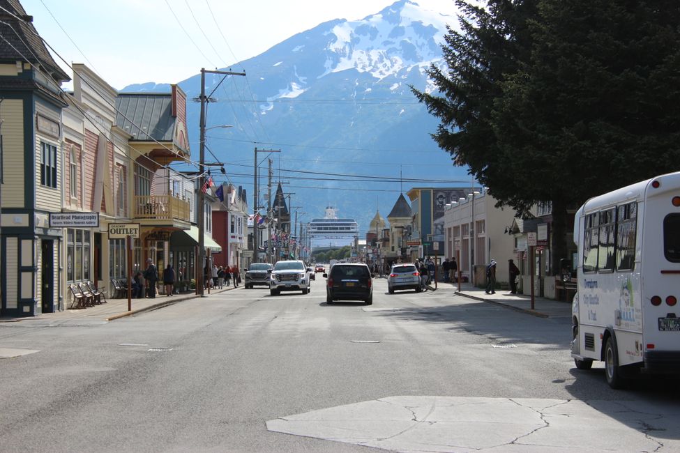 Nachmittags in Skagway