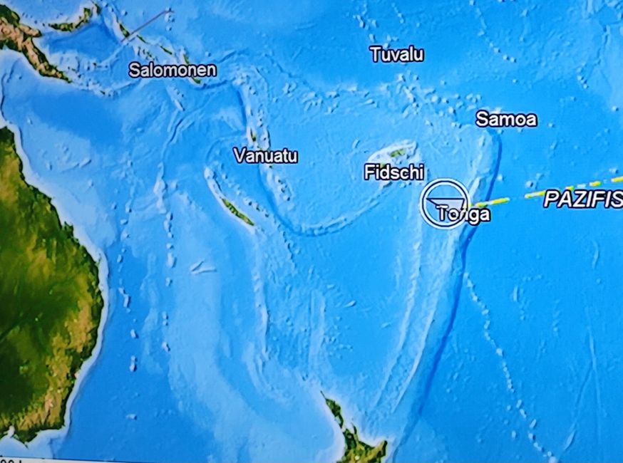 Giorno 73 di 175: Crociera intorno al mondo - Giorno in mare tra Tonga e Figi
