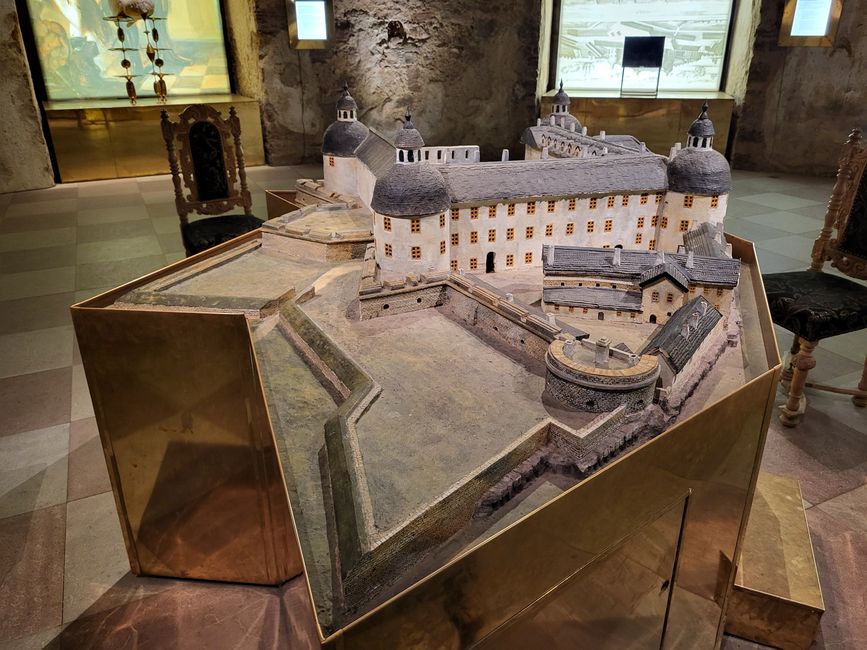 Modell Schloss Borgholm