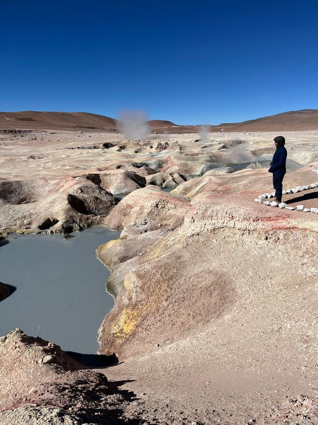 El Geiser del Sol de Mañana auf 5.000 m