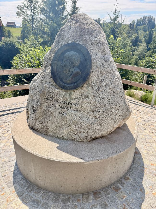Birthplace of Paracelsus (1493) at the Devil’s Bridge on the old route over the Etzel Pass