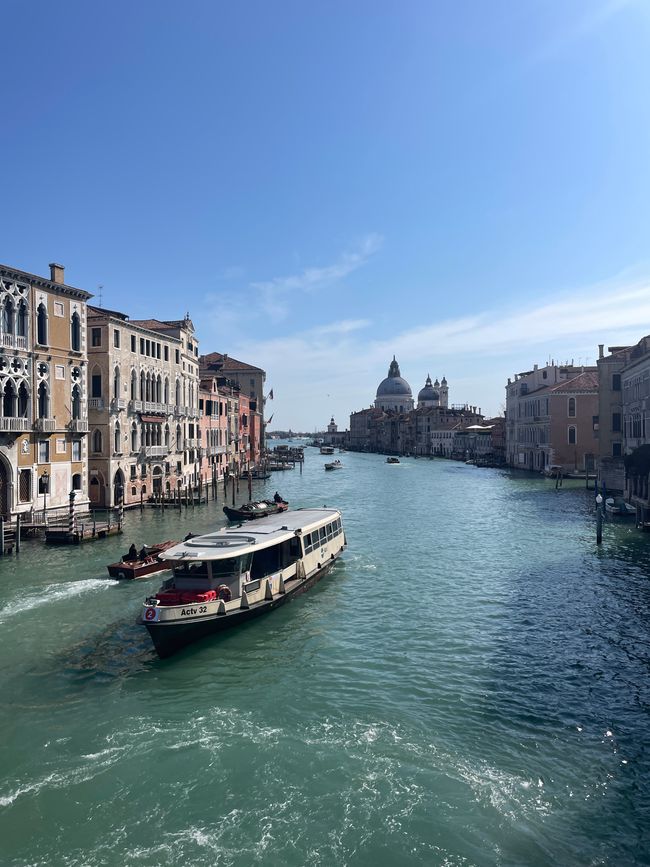Blick von der Ponte Accademia