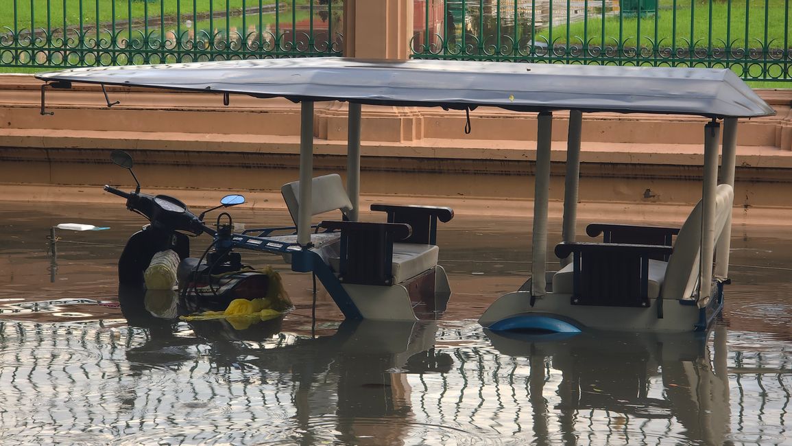Phnom Penh im Regen
