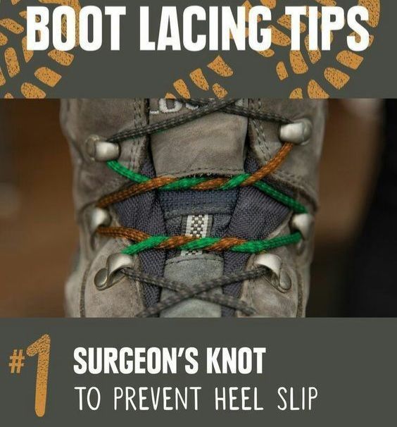 Boot Lacing Tips