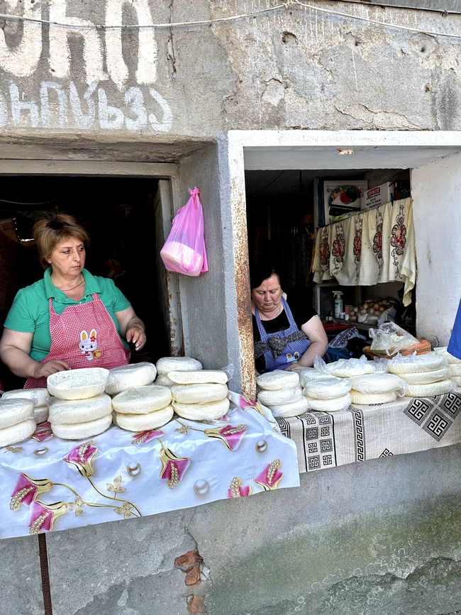 Markt in Kutaissi - Sulguni Käse