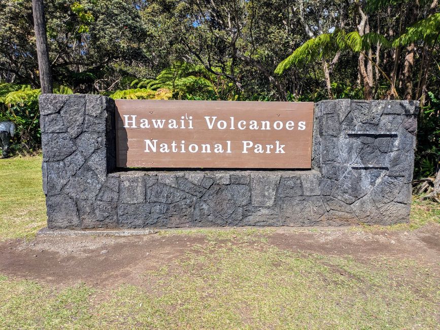 We are visiting the Kilauea Volcano