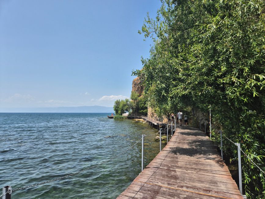 Lac d'Ohrid Macédoine du Nord