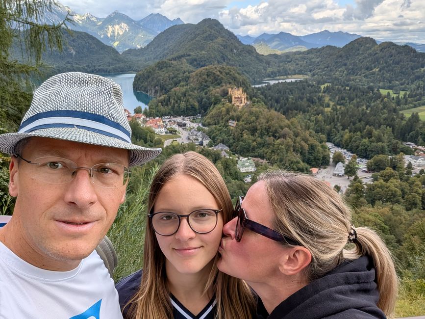 Forggensee 2026 - Neuschwanstein und Zugspitze