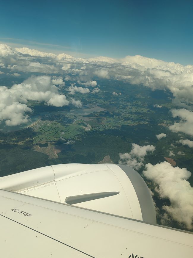 Atterraggio in Nuova Zelanda (Auckland) ....
