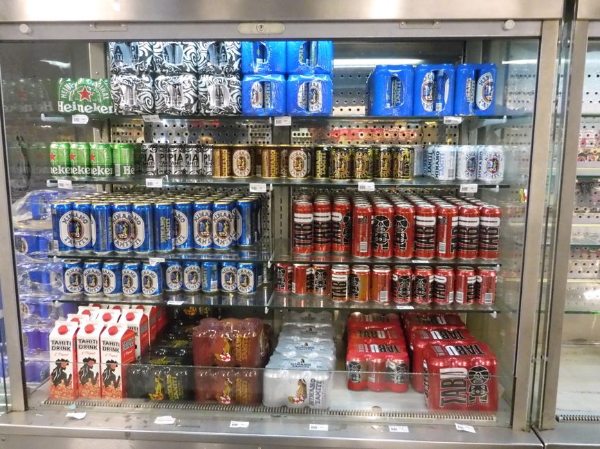 Verschiedene Biere im Angebot