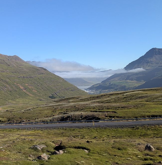 Arrival in Akureyri 