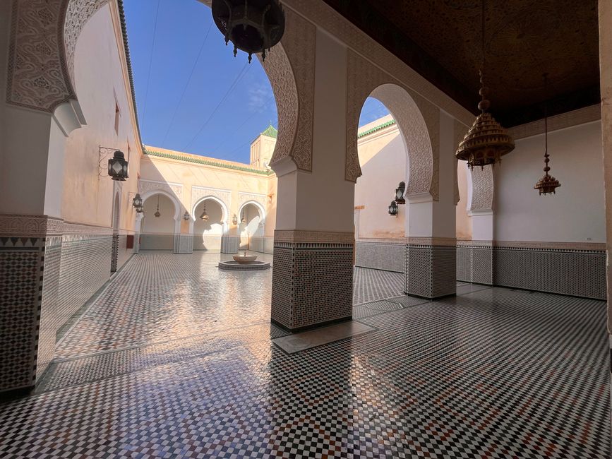 The mausoleum of Moulay Ismail...