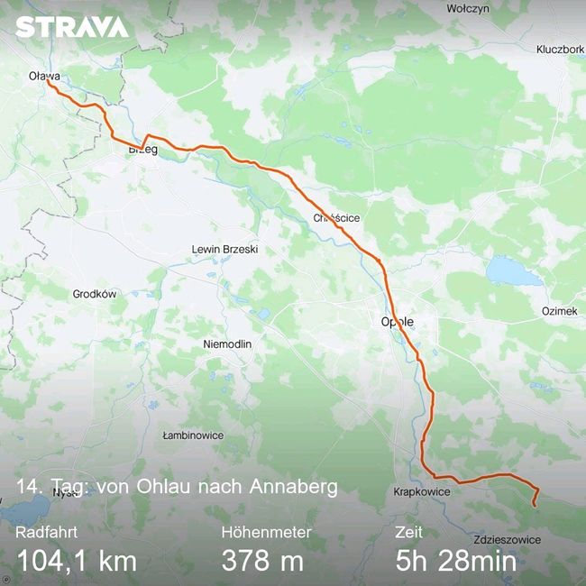 Day 14: from Ohlau to Annaberg