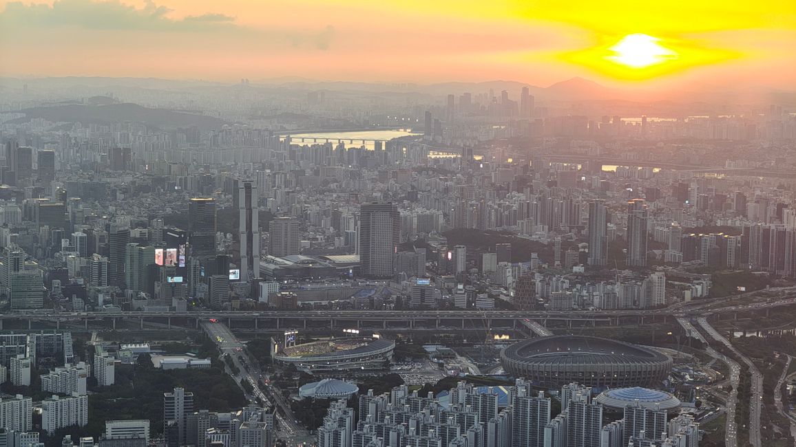 Blick vom "Seoul Sky"