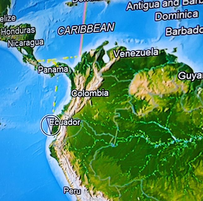 Day 44 and 45 of 175: Sea Day and Manta/Ecuador