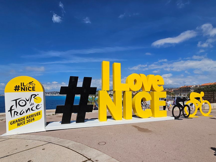 "I love Nice" dieses Jahr in gelb 