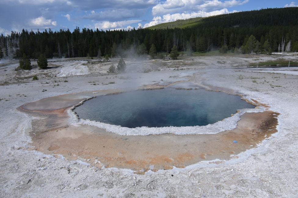 Bassin supérieur des geysers