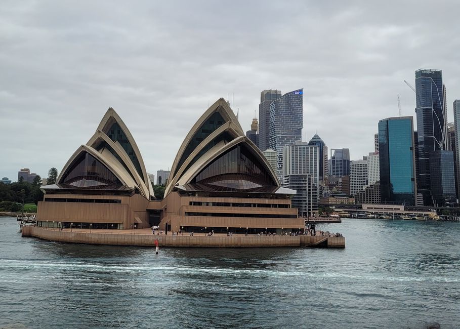 Tag 97/98 (Sydney) und 99 bis 101 (Seetage) von 175: Kreuzfahrt rund um die Welt - Sydney/Australien und Seetage