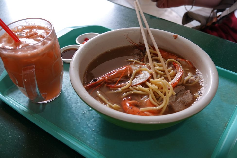 The Hawker Center in Singapore ....