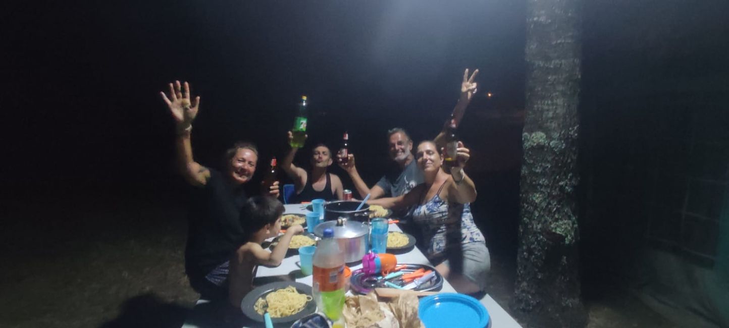 Fiesta con portugueses y viejos amigos