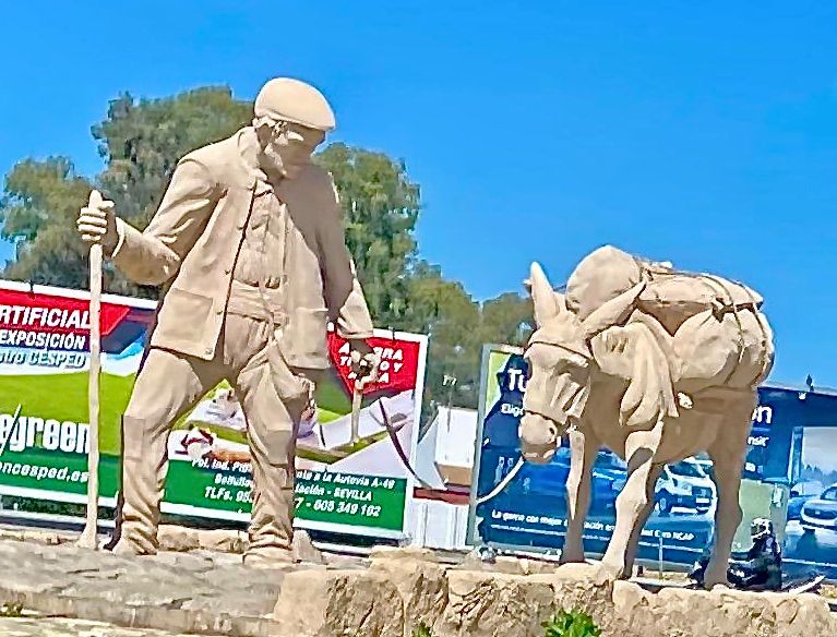 In Spain, there are many roundabouts, where people get quite creative with their designs.