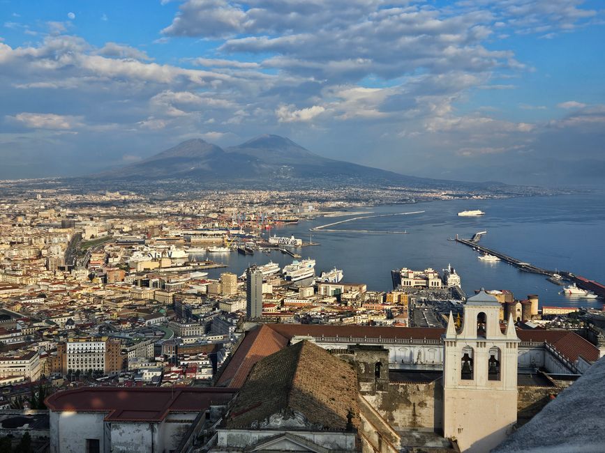 View over Naples from Castel Sant'Elmo 