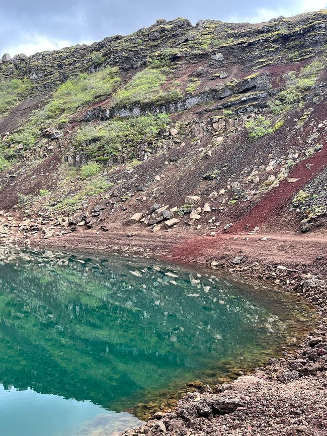 Kerid Crater and Lava Tunnel