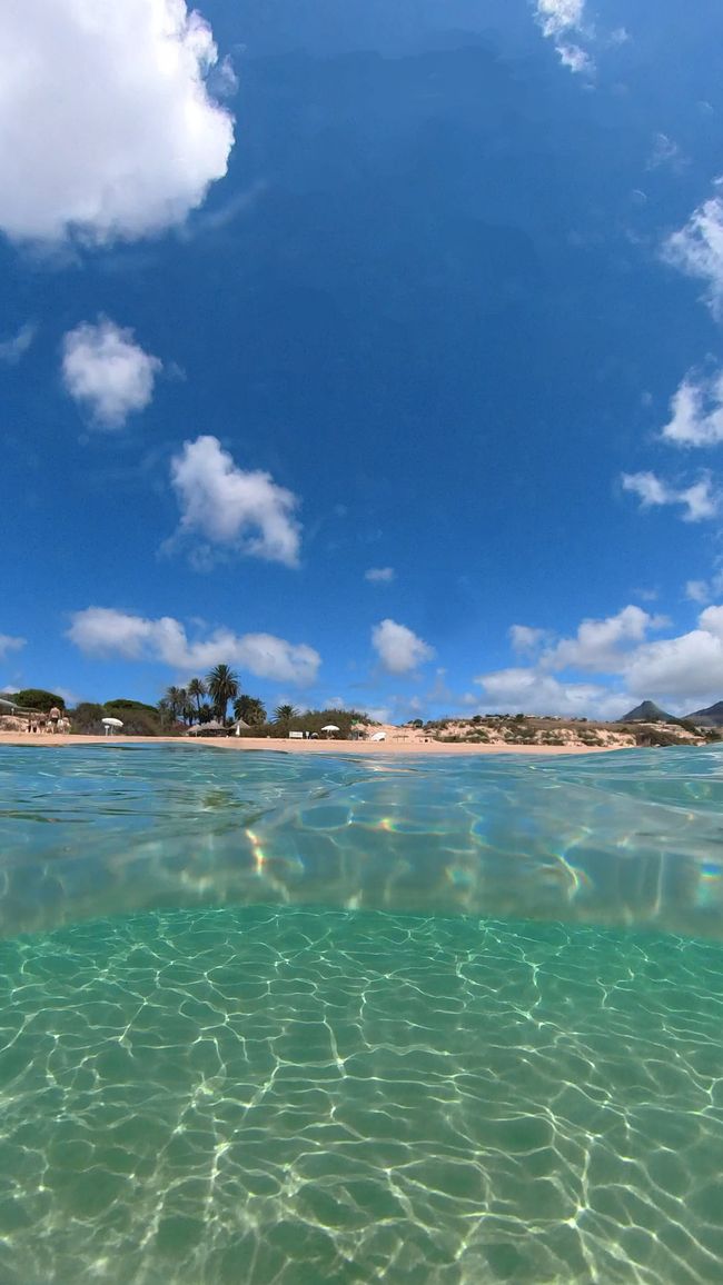 Kristallklares Wasser