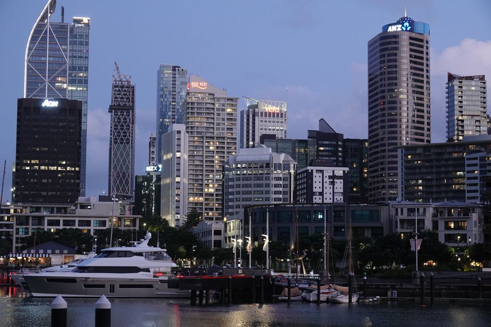 Farewell to Auckland ....