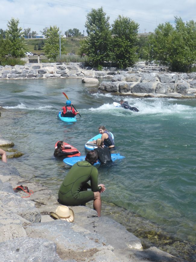Wasserspass am Bow