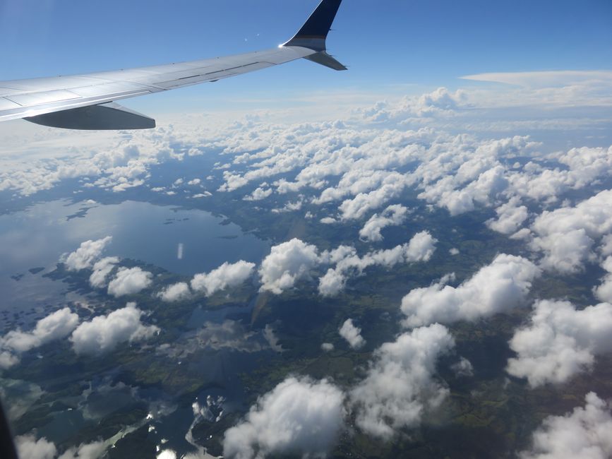 Panama City from the airport