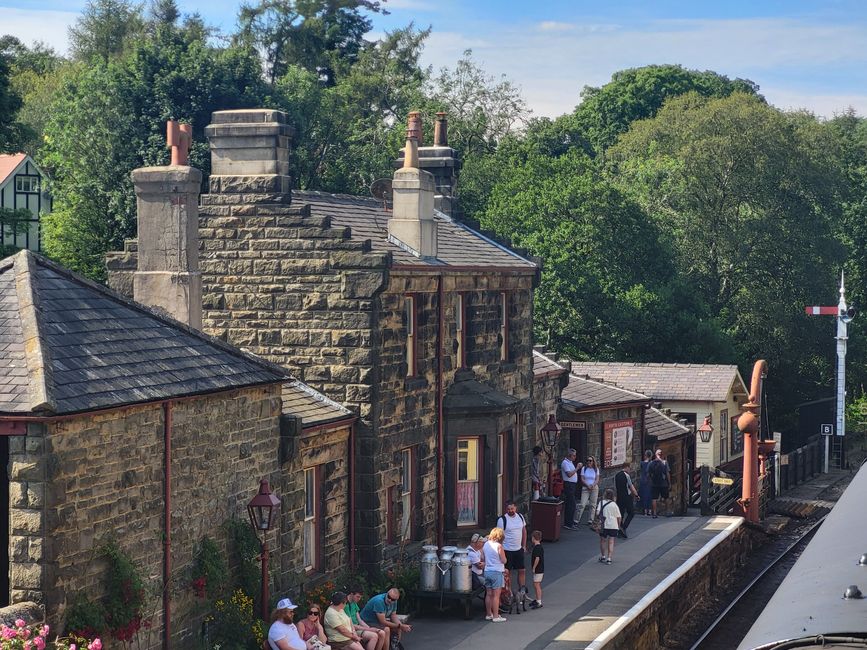 North Yorkshire Moors Railway from Pickering to Whitby - on the Hogwarts Express through Hogsmeade