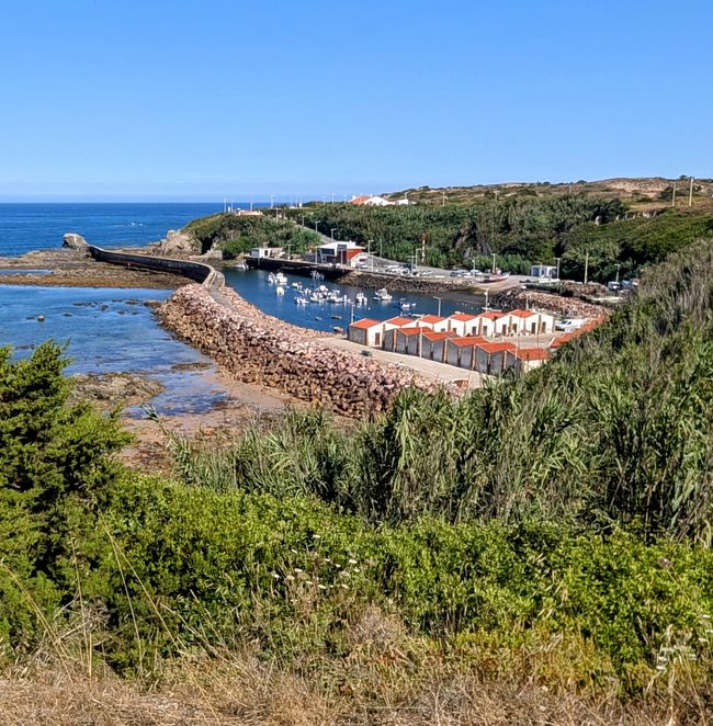 11. Étape de Villa Nova de Milfontes à Porto Covo