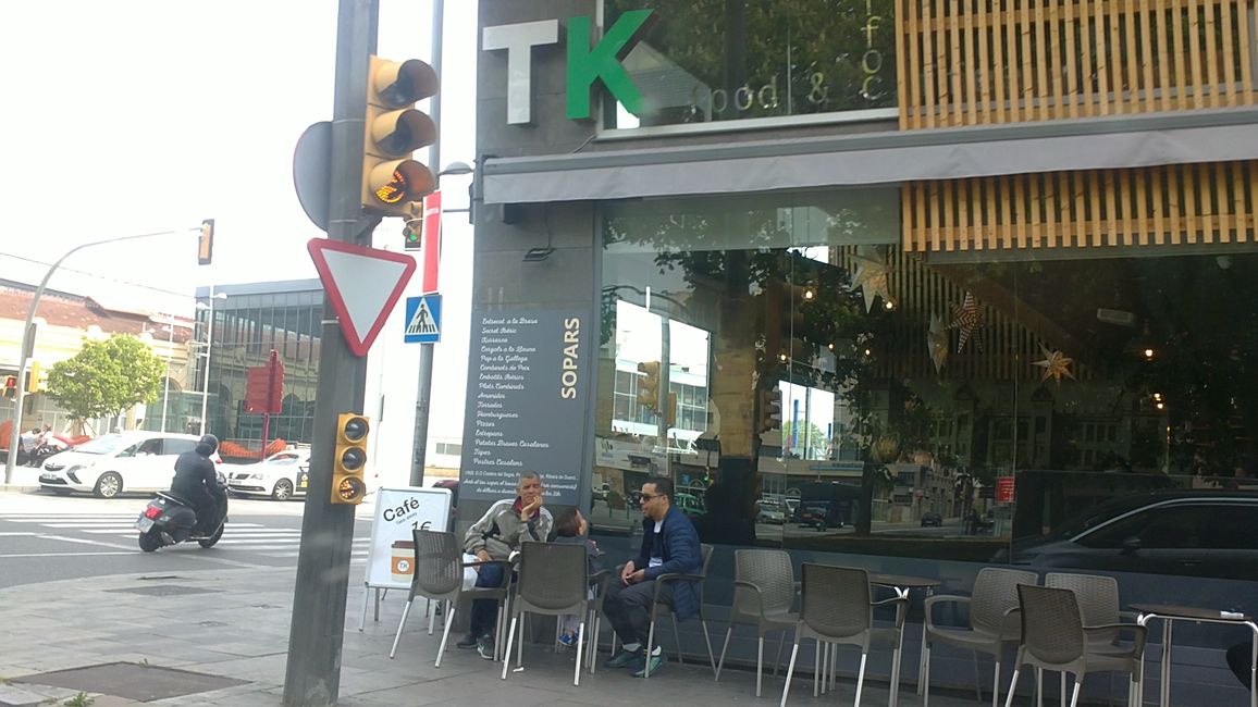 Foto dalla mia auto a Lleida (Catalogna, Spagna) (aprile 2019)