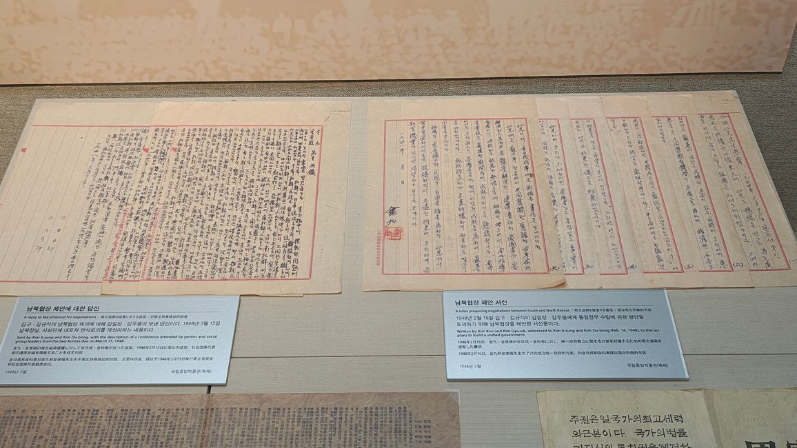 Dokumente zur Erreichung der Einheit