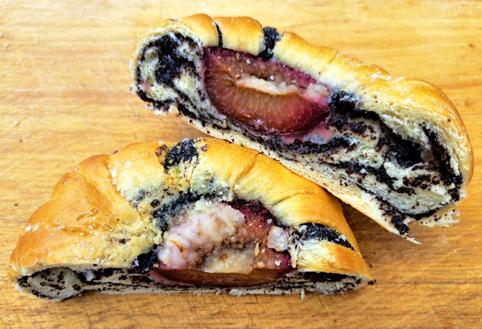 ...mit Zwetschgenfüllung