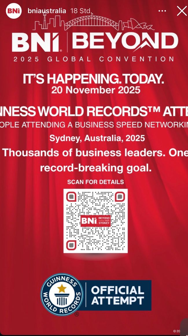 A powerful message from the BNI Global  Convention 2025. 🚀🧡🧡BNI Schleswig-Holstein    #BNI #BNIGC25 #GCBNI2025 