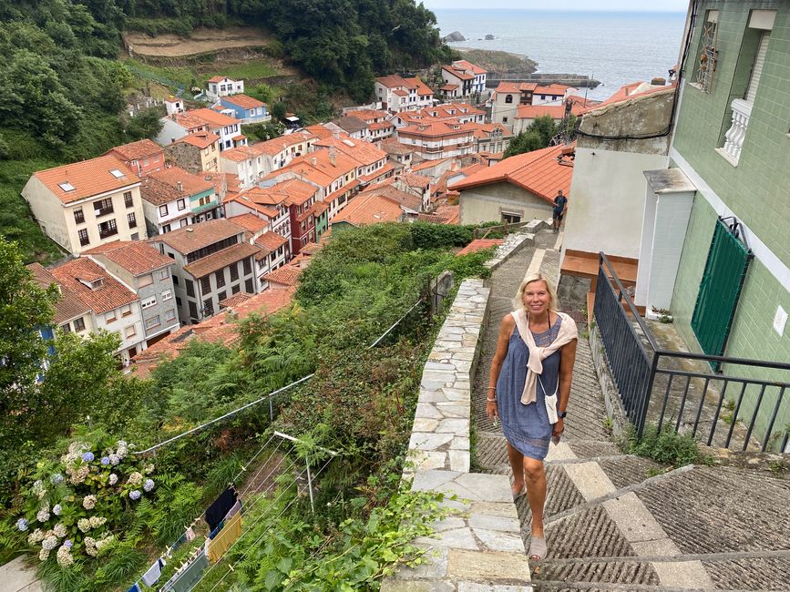 Here in Cudillero, it’s just the two of us tourists - many in the village below